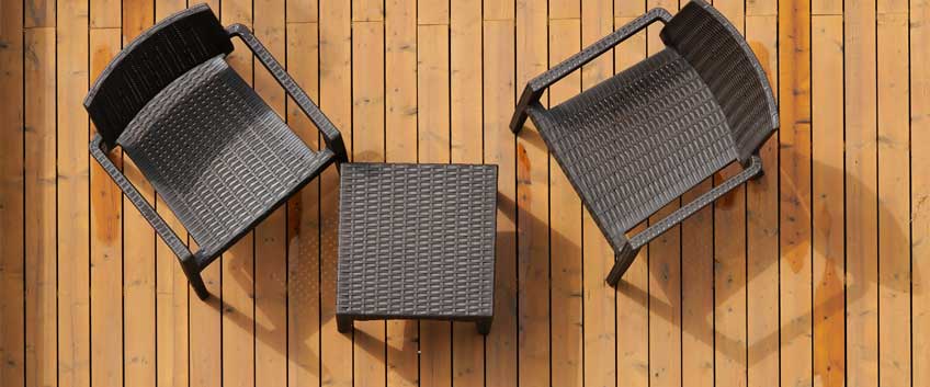 Yellow balau decking for charming outdoors | Flooring Services London