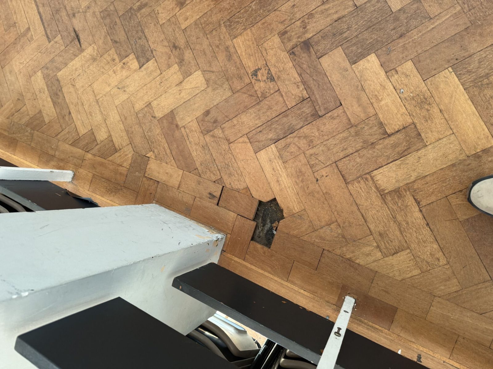 Parquet Flooring Sanding and Restoration in Church in the heart of Wimbledon in Romford