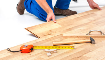 Installation of wood floors in London