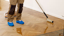 Quality wood floor re-oiling